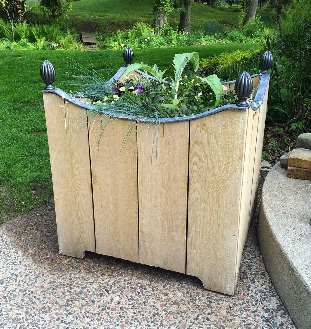DIY Large Wooden Planters