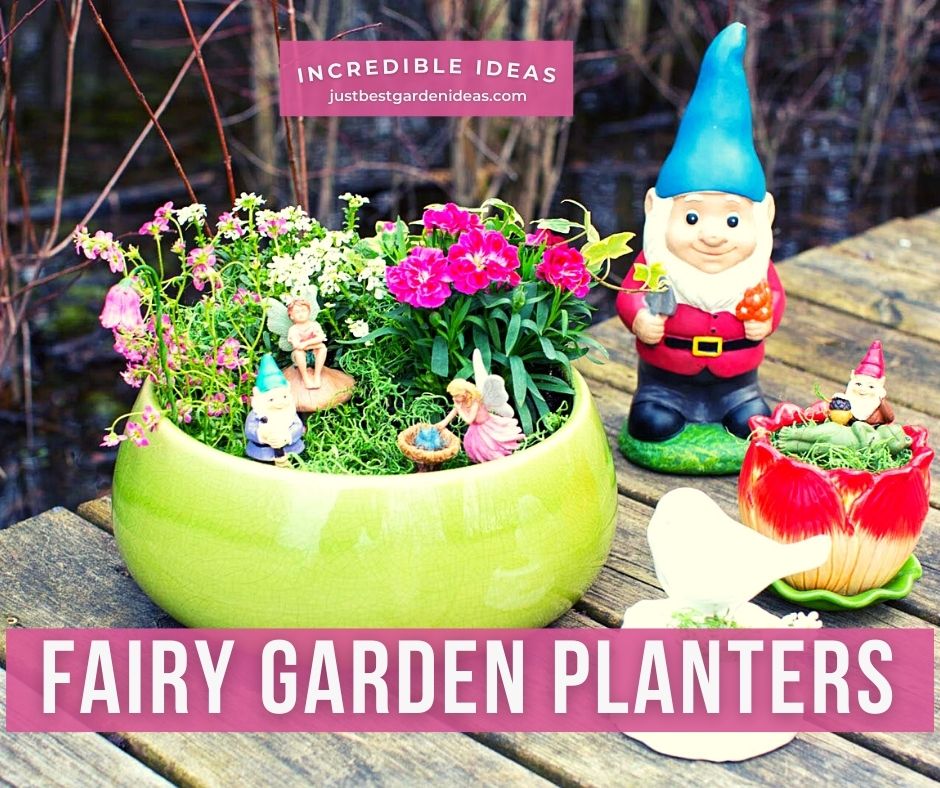 Fairy Garden in a Planter